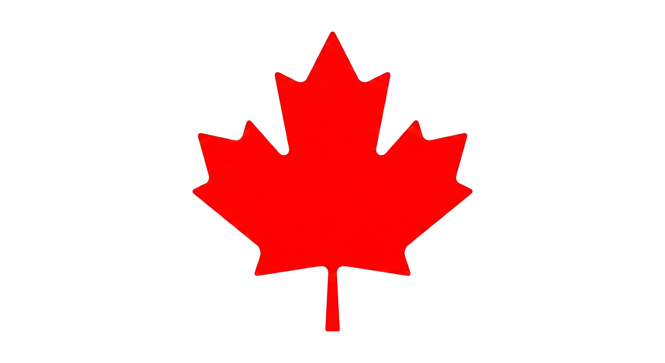Proudly Canadian Maple Leaf